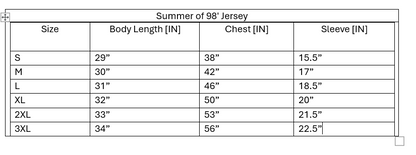 Summer of 98"Jersey in White